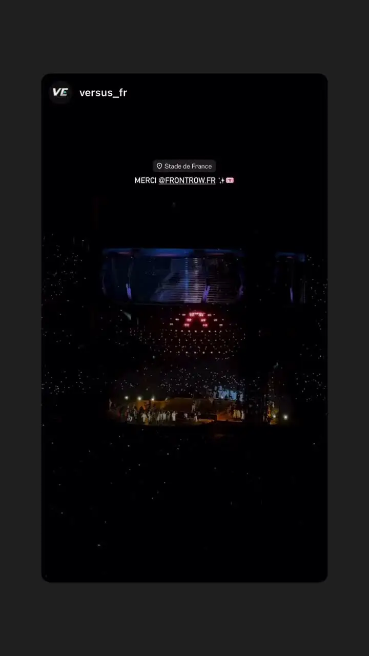 Vue de la place d'un client pendant un concert